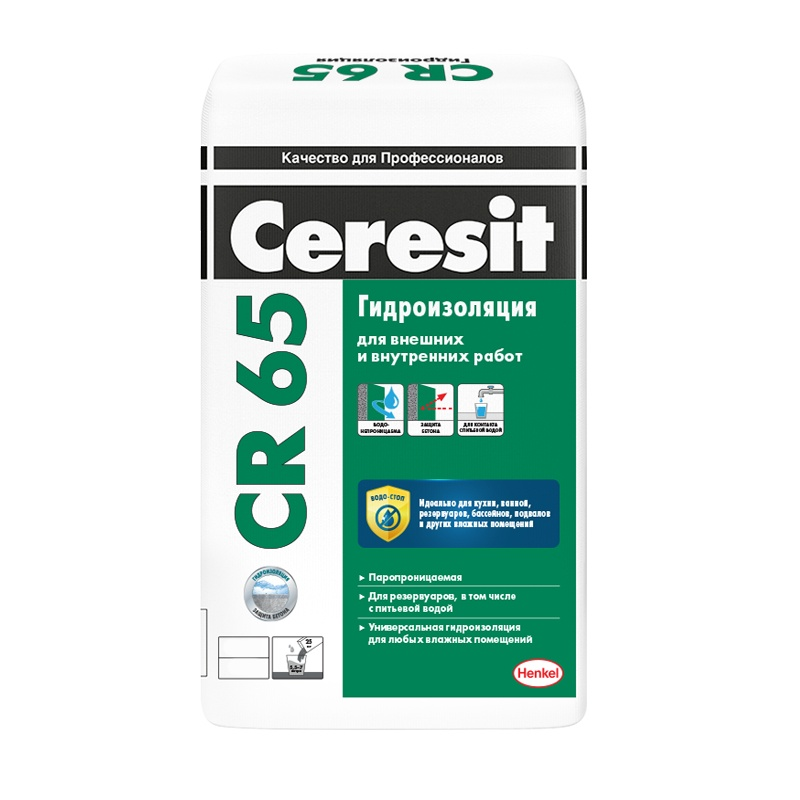 Можно ли гидроизоляцию ceresit cr65 использовать вместо затирки ceresit ce33?