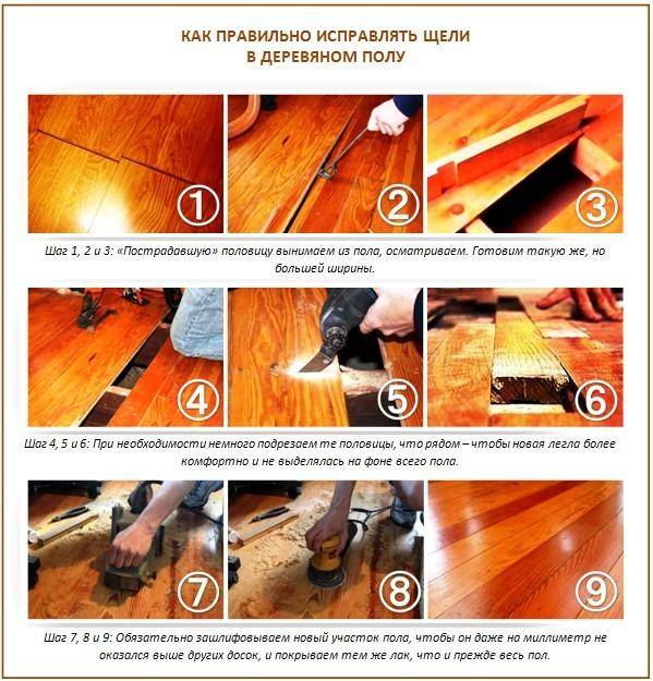 Что сделать, чтобы не скрипели деревянные полы