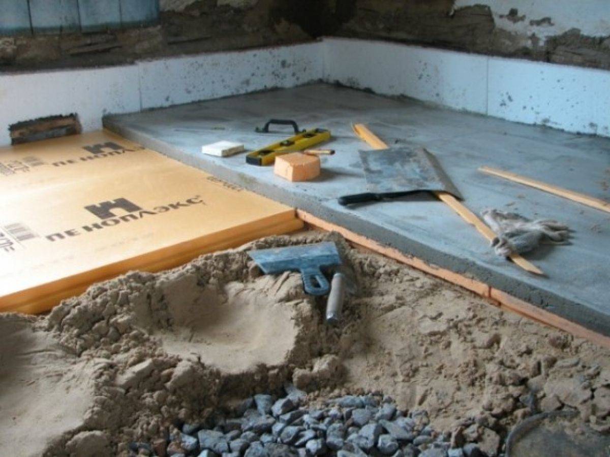 Инструкция по заливке пола бетоном в частном жилом доме