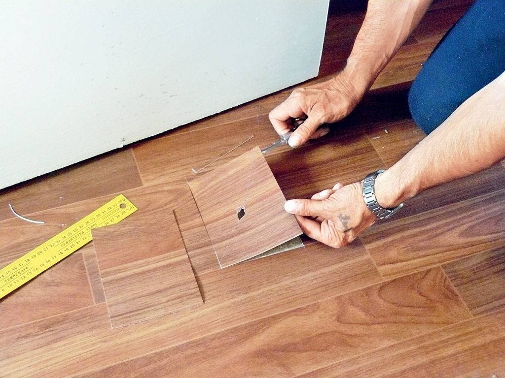 Как можно склеить линолеум встык в домашних условиях