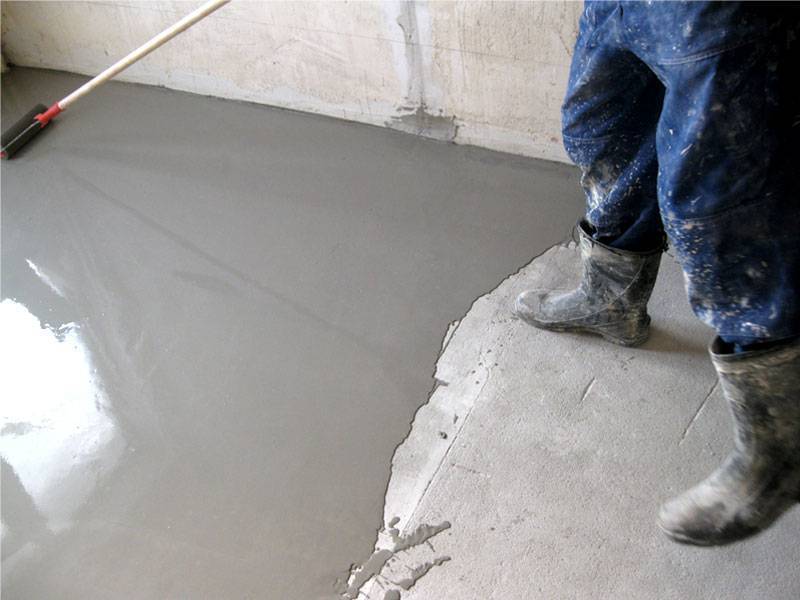 Ремонт выбоин стяжки бетонного пола своими руками
