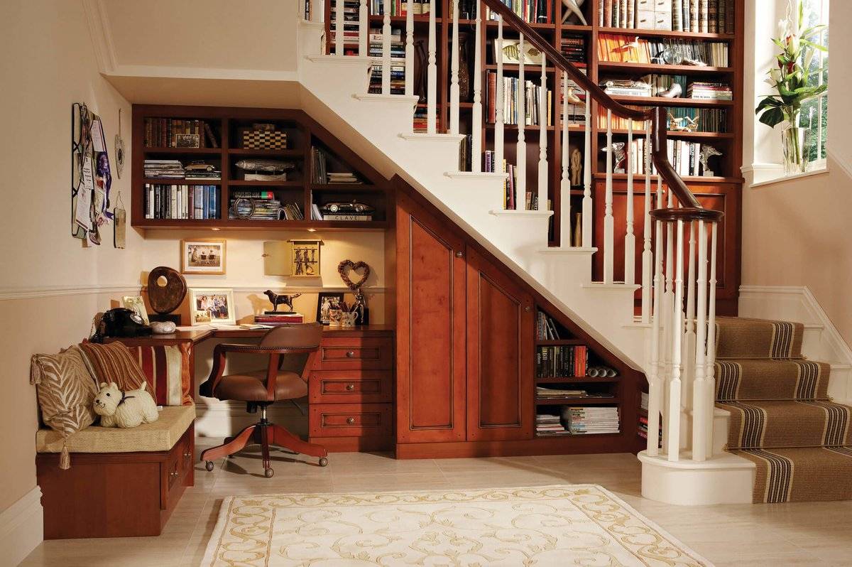 Дизайн пространства под лестницей: 77 фото подлестничного оформления - легкое дело
