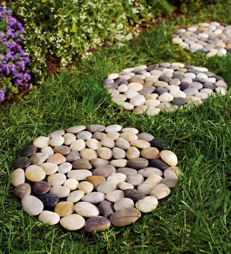 Как сделать клумбу из камней для цветов или хвойников своими руками на даче?