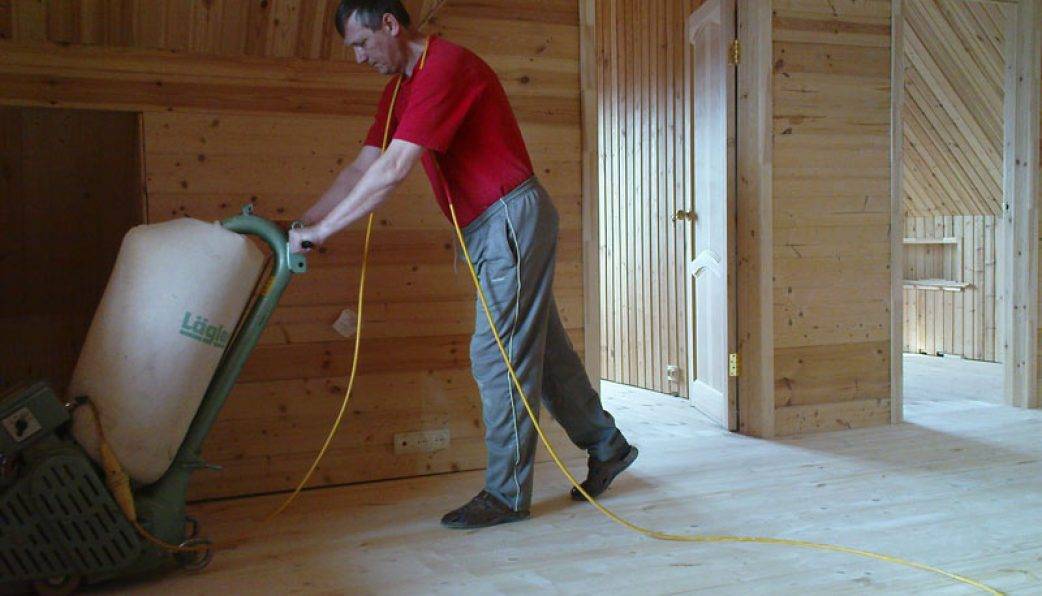 Как шлифовать деревянный пол без сучка и задоринки
