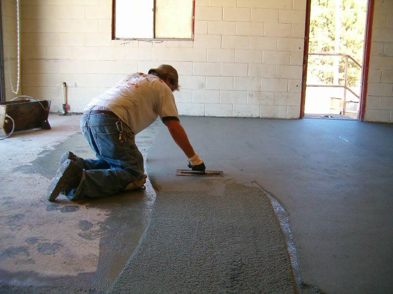 Технология ремонта бетонных полов