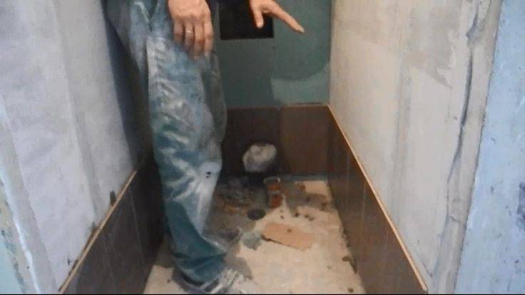 Укладка плитки в туалете: ремонт, видео и фото своими руками