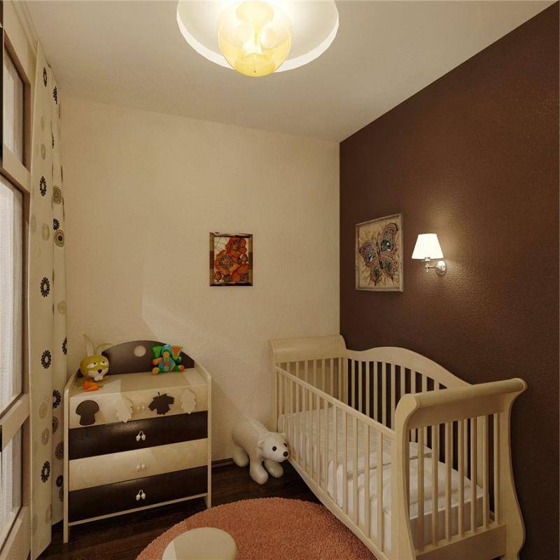 Куда лучше поставить детскую кроватку в однокомнатной квартире: варианты с фото