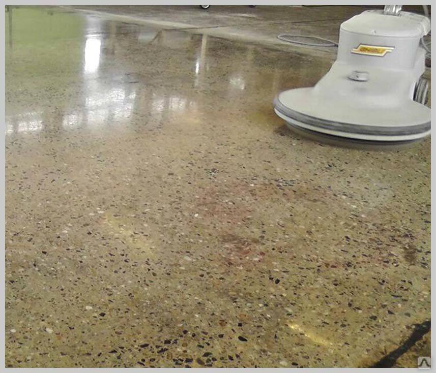Технология полировки бетонного пола с помощью мозаично-шлифовальной машины gm 245 :: splitstone.ru