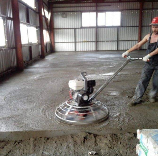 Как шлифуют бетонные полы и зачем это нужно