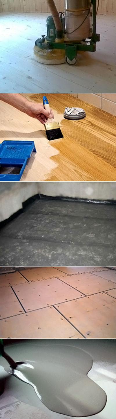 Как выровнять деревянный пол под линолеум своими руками: использование фанеры (фото и видео)