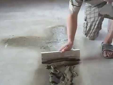 Шпатлевка для ремонта бетонного пола