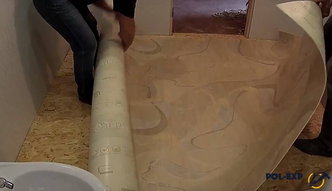 Укладка линолеума своими руками: технология и пошаговая инструкция