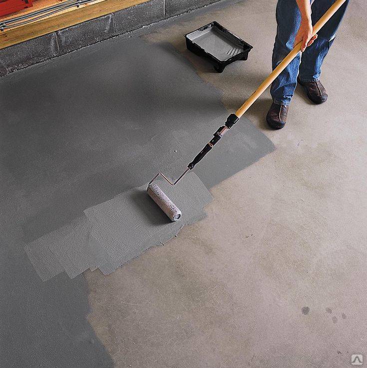 Покраска бетонного пола в гараже: нюансы и советы