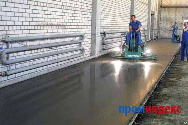 Промышленные бетонные полы - технология производства работ