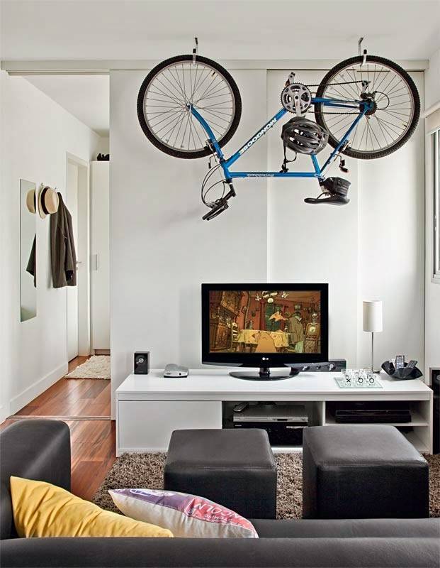 Как разместить велосипед в маленькой квартире avtopraim.ru