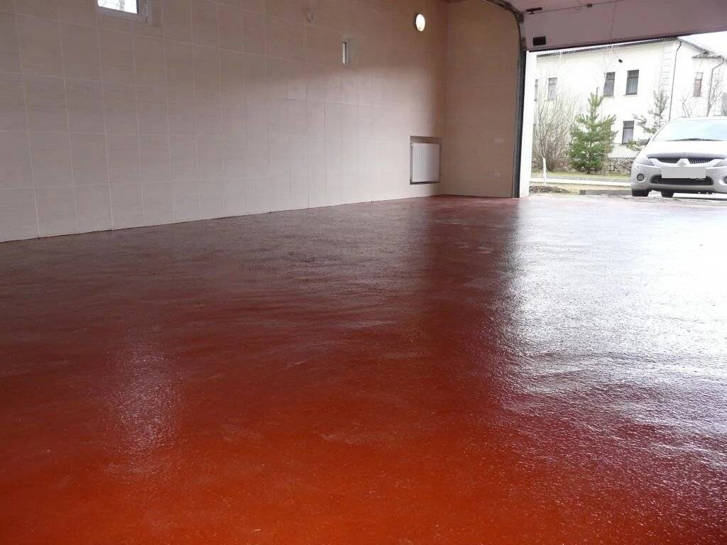 Покраска бетонного пола в гараже: лучше один раз увидеть