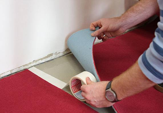 Укладка ковролина своими руками: технология и инструкция