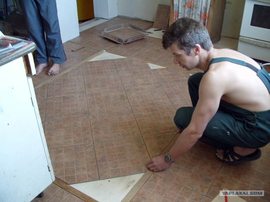 Подготовка основания деревянного пола для укладки плитки