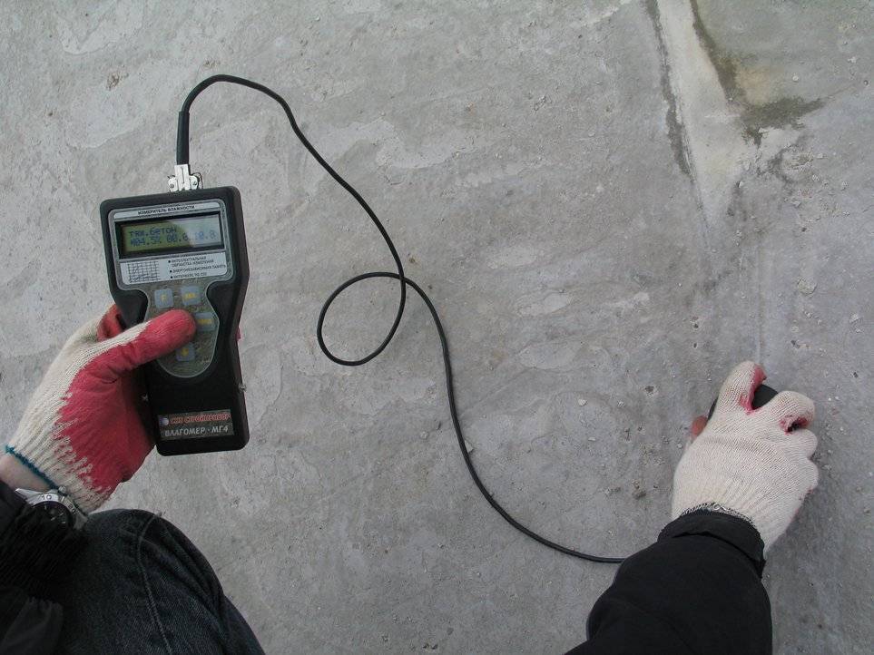 Влажность бетона - все способы измерения влажности бетона