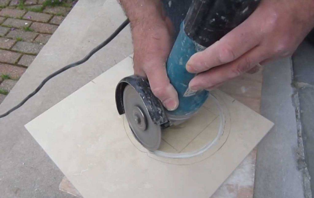 Как резать плитку болгаркой без сколов, каким диском