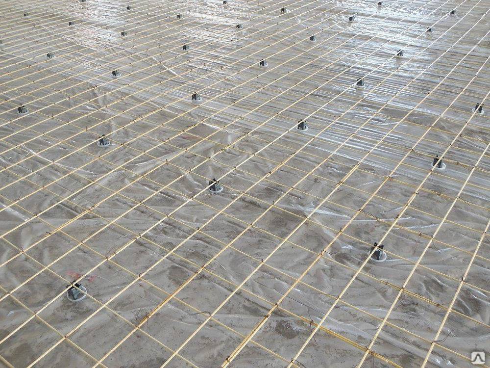 Армирование бетонной стяжки пластиковой сеткой | дом идей