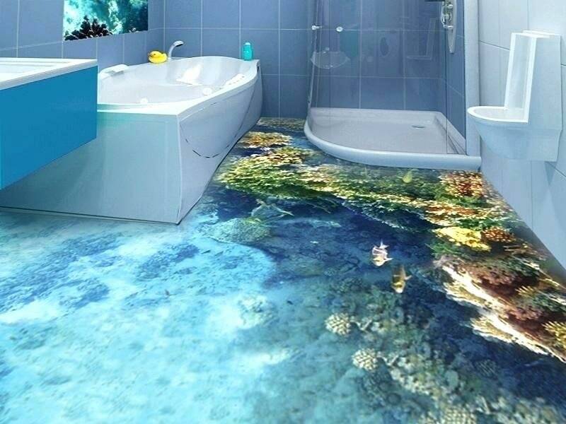 Наливной пол для ванной комнаты - какой лучше?