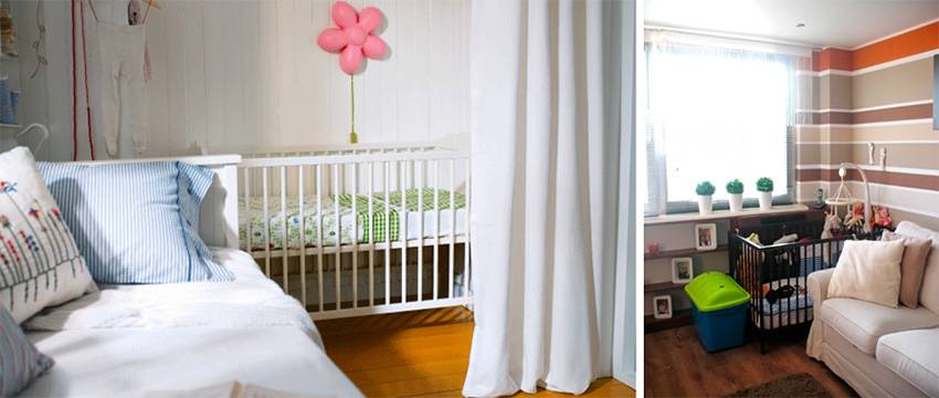 Как в однушку поместить кроватку ребенка, зону отдыха и спальню? топ дизайнерских решений