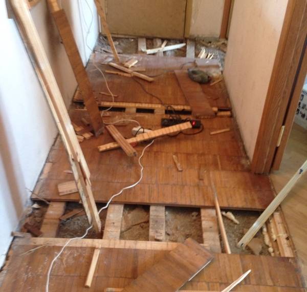 Пол из досок в квартире: как сделать деревянный пол, как перестелить и демонтаж