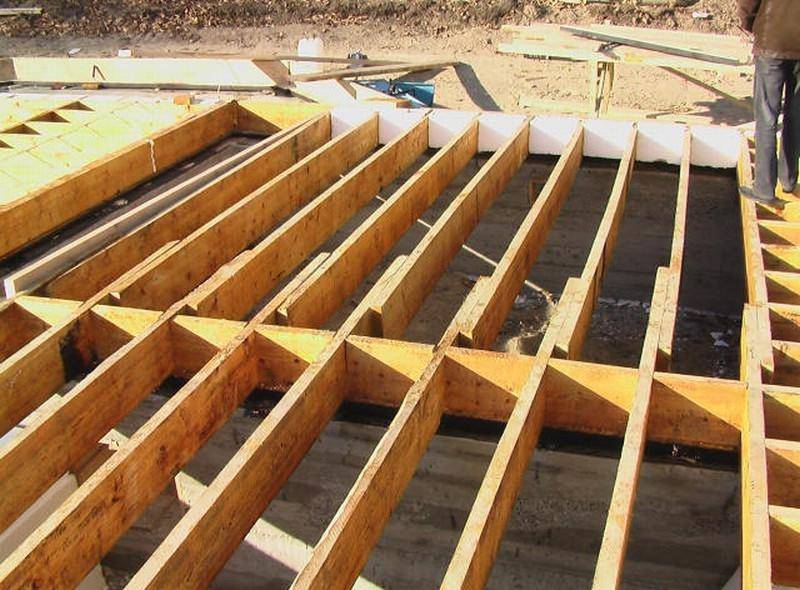 Полы по деревянным балкам перекрытия 2 этажа - о нюансах в строительных работах