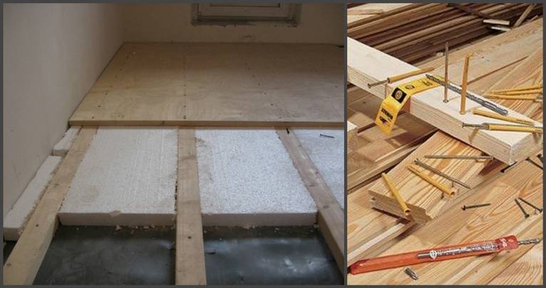 Укладка фанеры на деревянный пол: выбор материала, подготовка, монтаж поэтапно