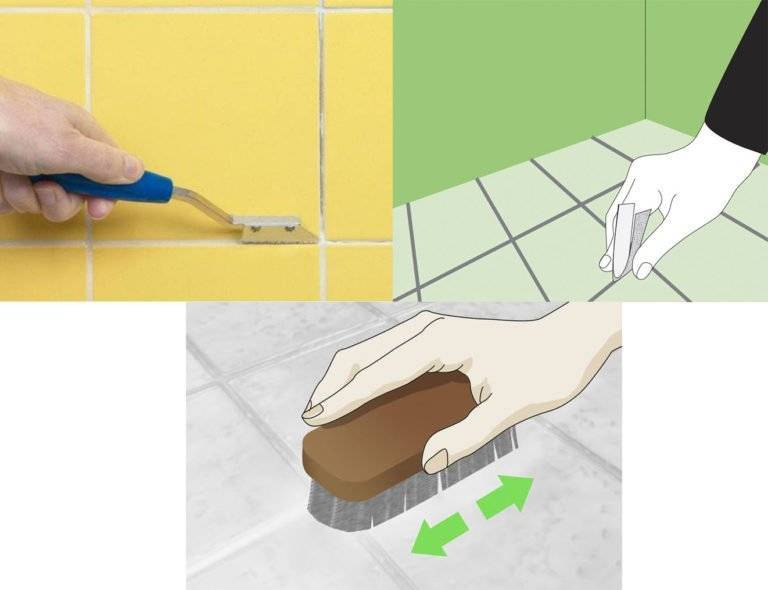 Как отмыть плитку и почистить швы между плитками на кухне