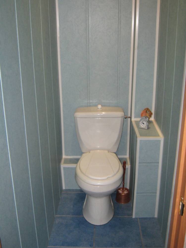 Отделка туалета: выбор материала и монтаж своими руками пошагово (40 фото)