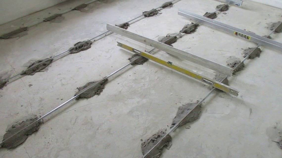 Как выровнять бетонный пол: излагаем развернуто