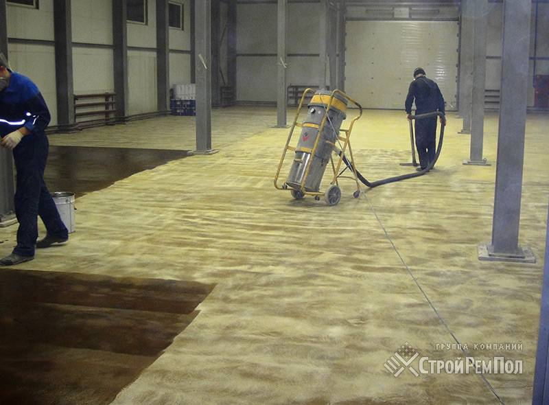 Как обеспылить бетонный пол самостоятельно