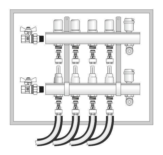 Подключение теплого пола к котлу: как подключить коллектор к газовому котлу, схема подсоединения, как подсоединить