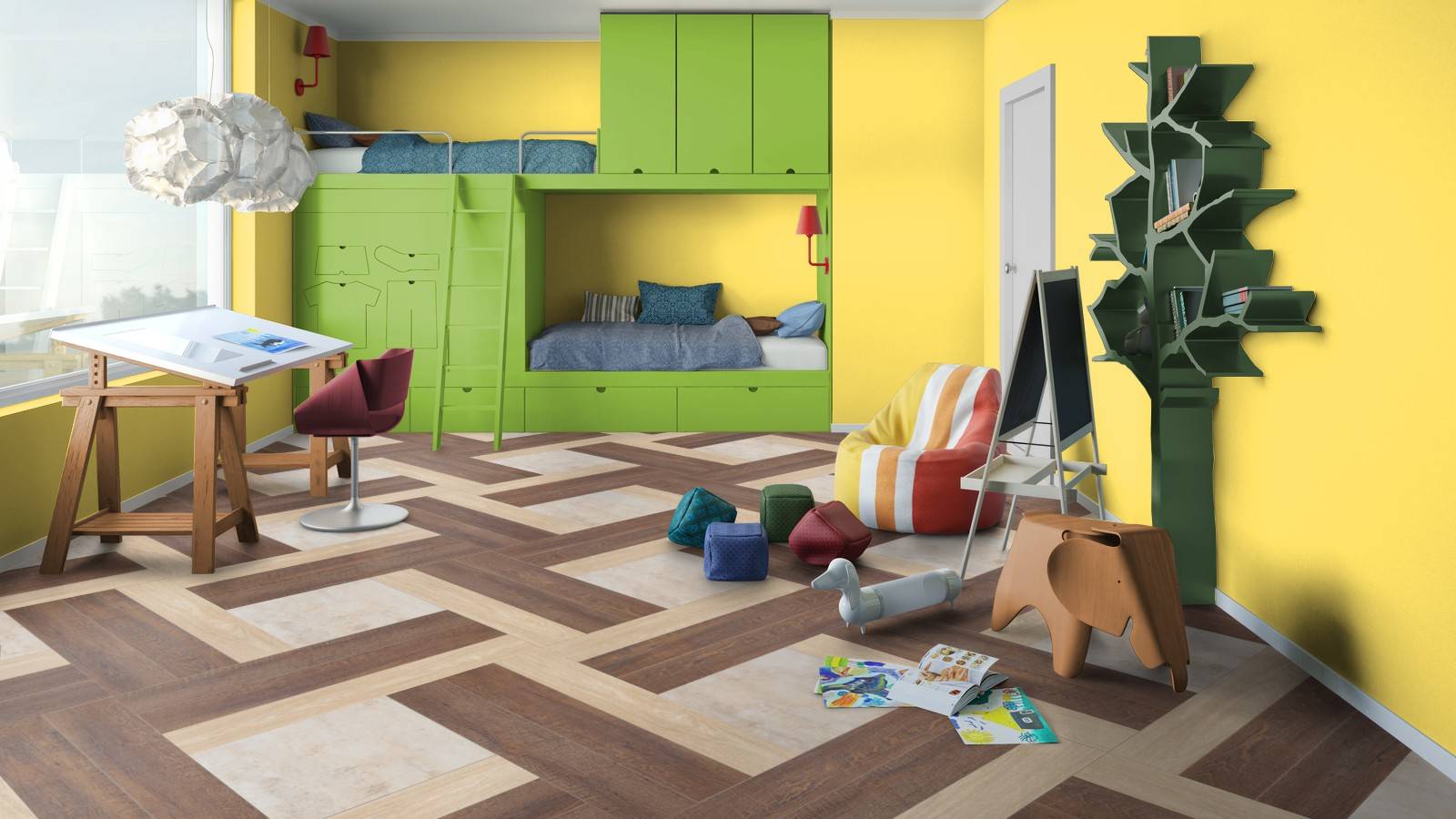 Пол в детской комнате - 190 фото идей и советы дизайнеров по выбору идеального покрытия