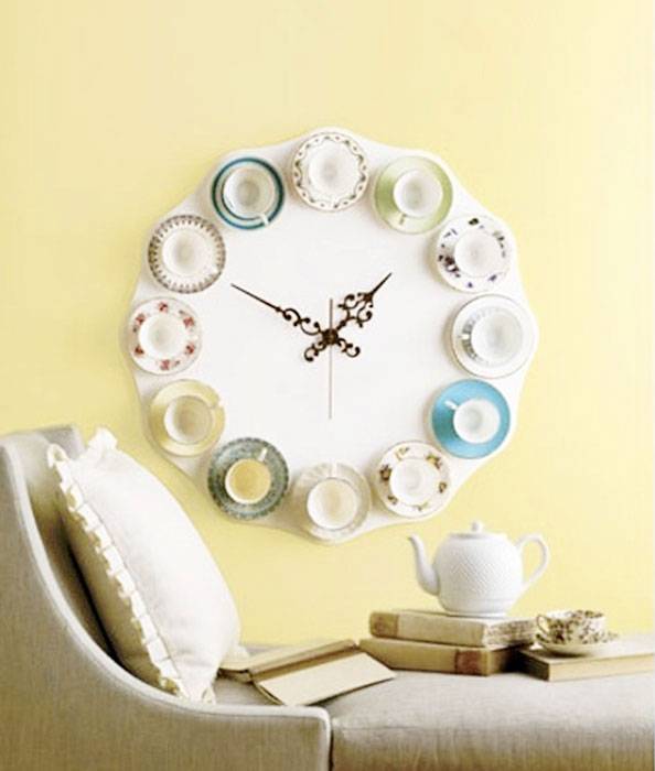 Декор часов своими руками, как обновить и украсить настенные круглые часы для кухни, идеи для оформления