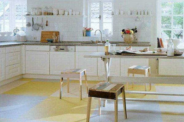 Пол на кухне: топ-100 фото интересных вариантов дизайна пола в кухнедекор и дизайн интерьера