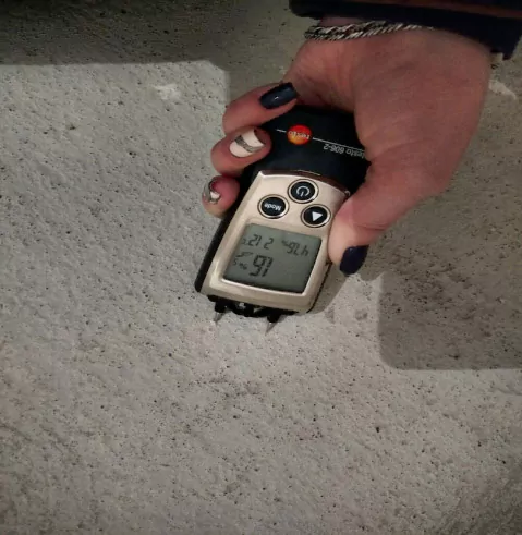Способы измерения влажности бетонной стяжки