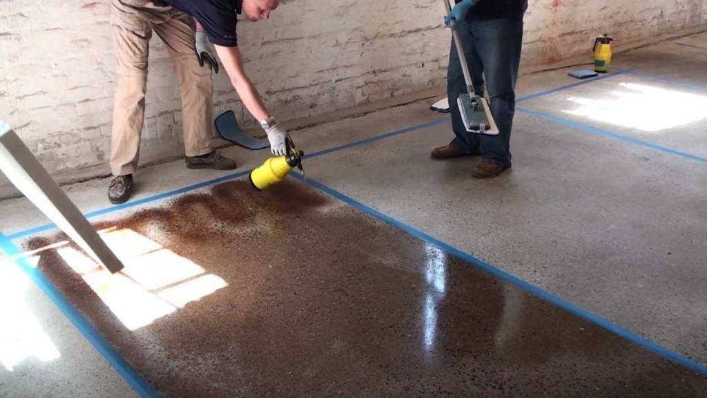 Чем покрасить бетонный пол в гараже: какой краской