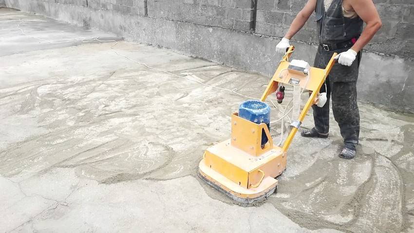 Шлифование бетонных полов