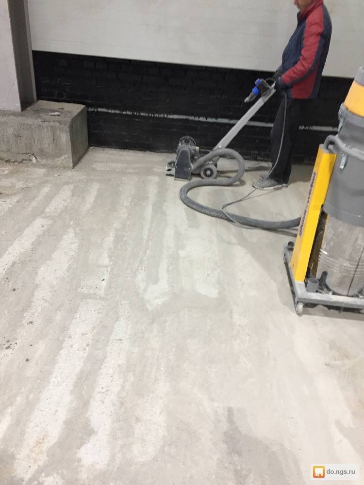 Шлифовка бетонного пола в гараже своими руками