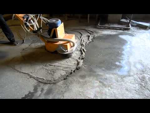 Шлифовка бетонного пола: технологические этапы проведения работ