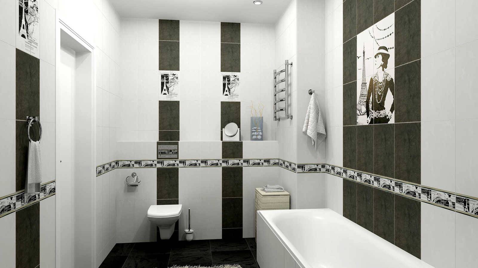 Как выбрать плитку для ванной и туалета: виды, критерии выбора, стили