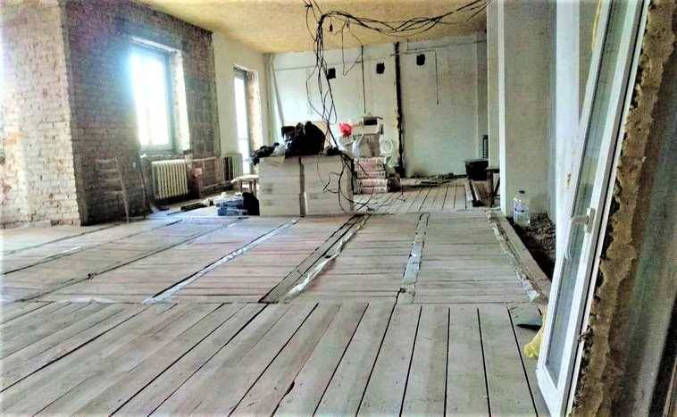 Замена пола в доме с деревянными перекрытиями