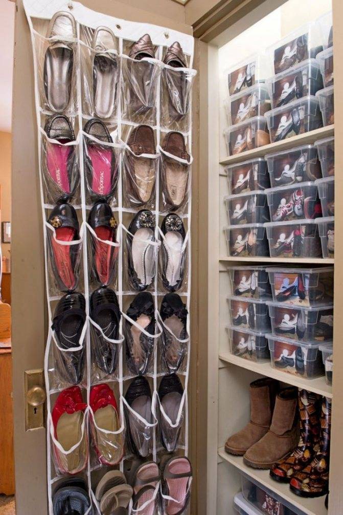 Хранение обуви - женщина без предела