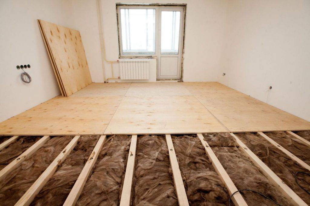 Замена деревянного пола в квартире на доски и панели осб
