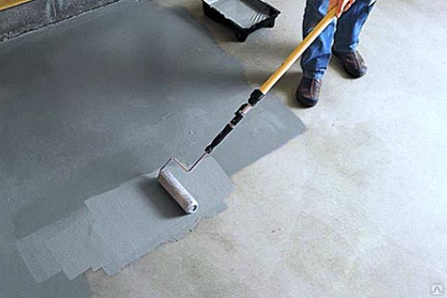 Чем покрасить бетонный пол в гараже, чтобы не пылил