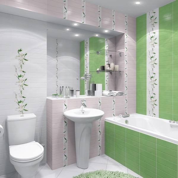 Плитка для ванной комнаты: фото, дизайн, критерии выбора