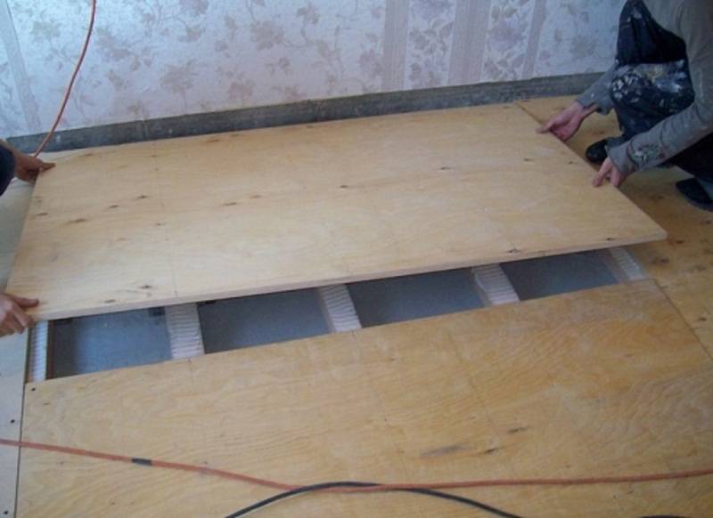 Готовим деревянный пол под укладки линолеума